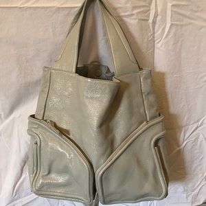 Grey Patent Leather bag